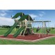 Swing Kingdom SK30 Vinyl Mega Mountain Climber Swing Set - 4 Color Options - sk-30-almond-green.jpg